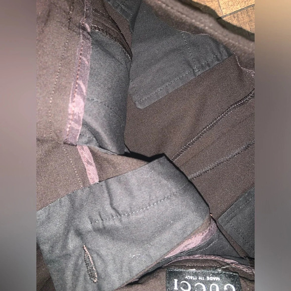 Gucci 90s Tom ford brown trousers 4 $400 y2k designer vogue luxury classic rare - Picture 4 of 5